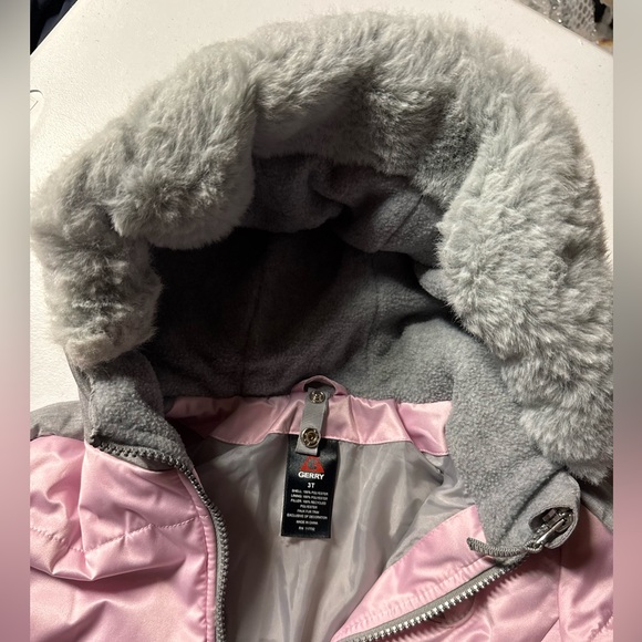 Gerry Weber Pink and Gray Puffer Jacket for Kids - Picture 2 of 13